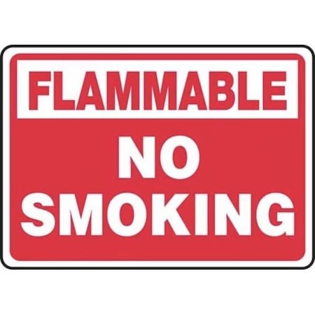 Accuform FLAMMABLE Safety Sign NO SMOKING MSMG530XL MSMG530XL